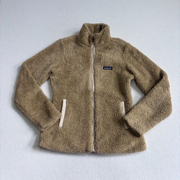 Patagonia Jackets & Blazers - Patagonia Los Gatos Jacket Women's M El Cap Khaki Soft High-pile Fleece Full Zip